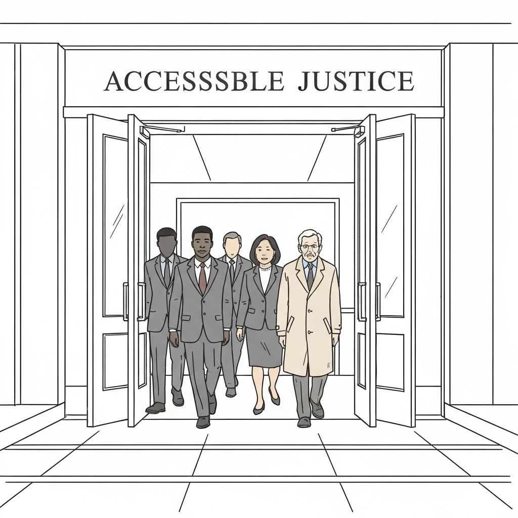 Justiça acessível e democratizada