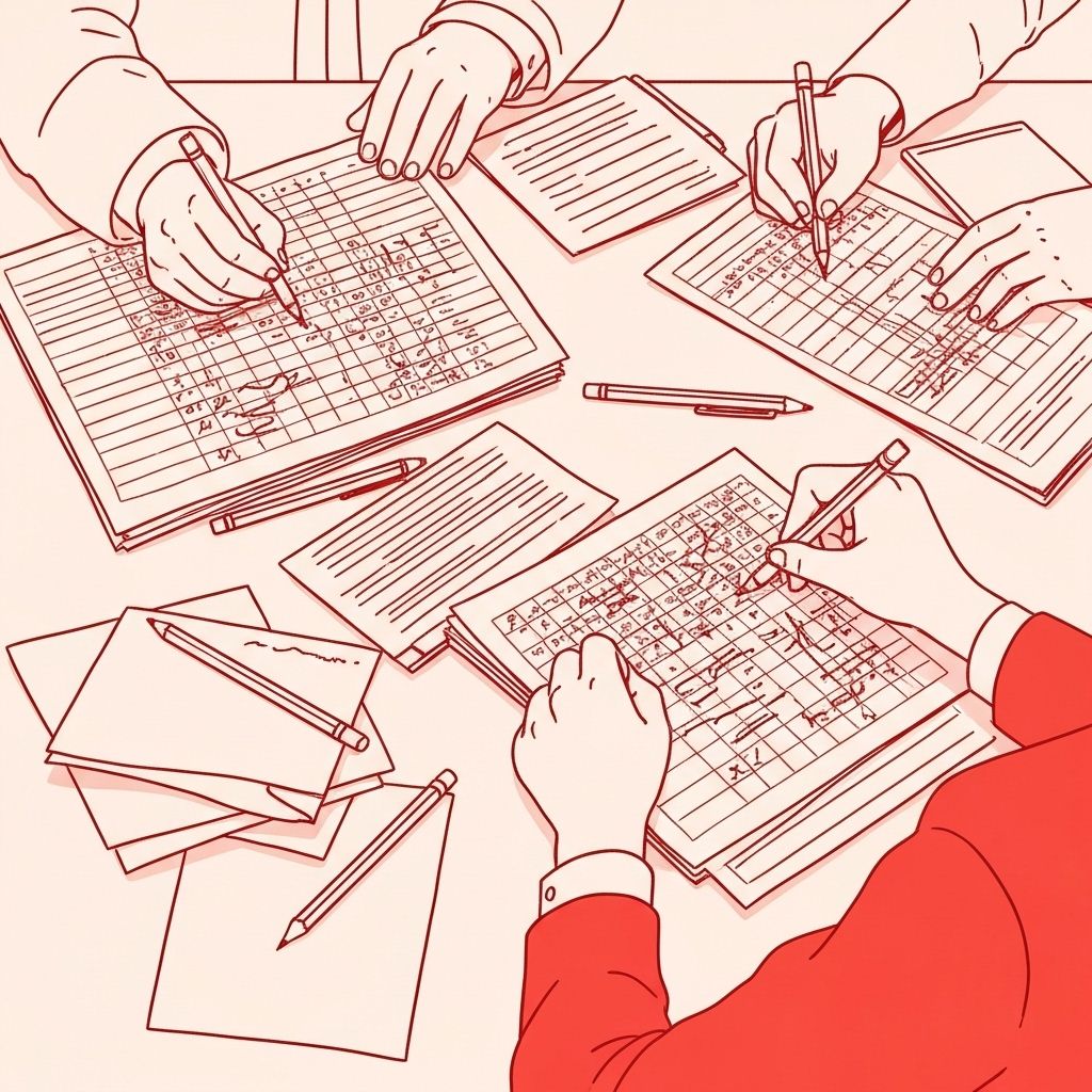 Trabalho manual em planilhas